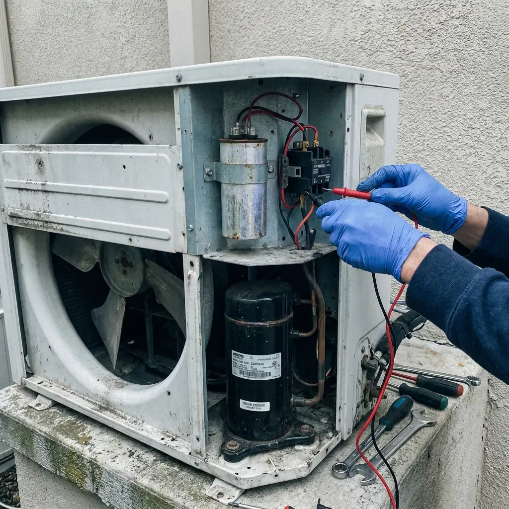 Aircond repair KL — not cold, leaking, MCB tripping fault diagnosis