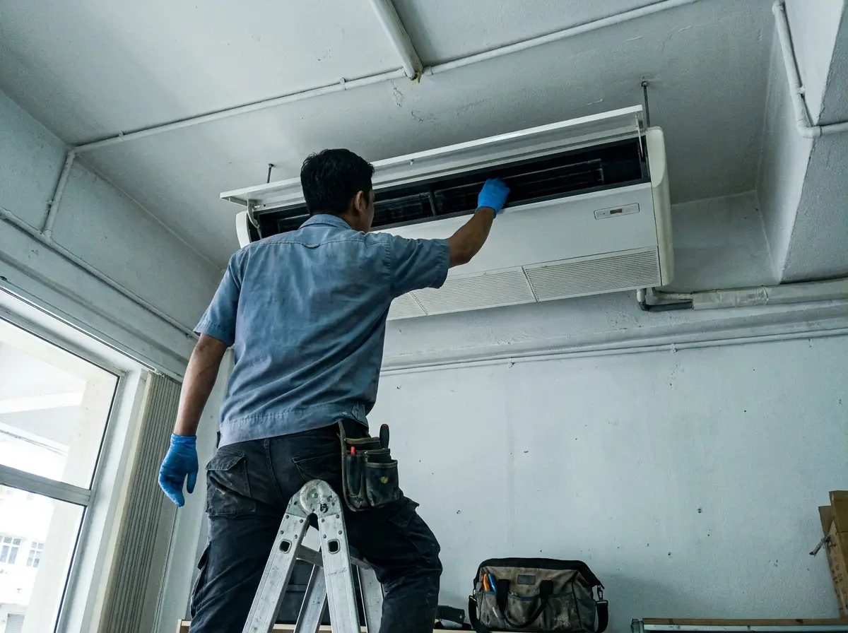 Commercial aircond service contracts for offices and shops in the Klang Valley