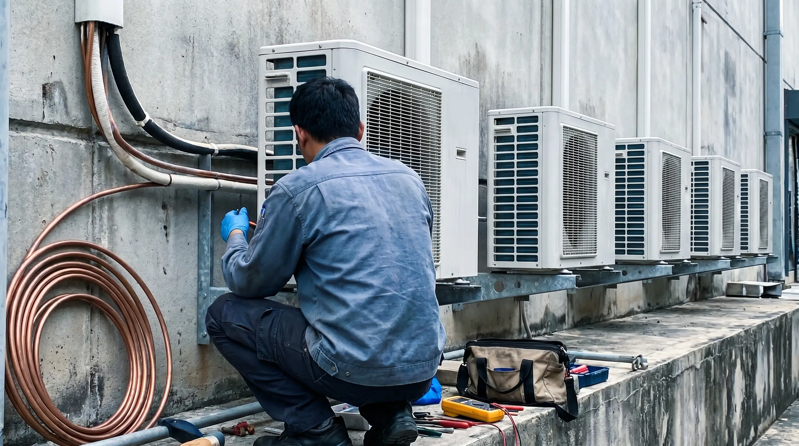 Aircond installation in KL — supply and install or upah pasang